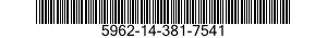 5962-14-381-7541 MICROCIRCUIT,LINEAR 5962143817541 143817541