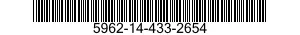 5962-14-433-2654 MICROCIRCUIT,MEMORY 5962144332654 144332654