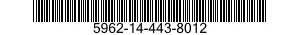 5962-14-443-8012  5962144438012 144438012