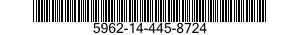 5962-14-445-8724 MICROCIRCUIT,DIGITAL 5962144458724 144458724