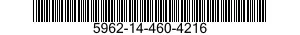 5962-14-460-4216 MICROCIRCUIT,MEMORY 5962144604216 144604216