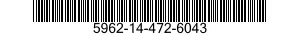 5962-14-472-6043 MICROCIRCUIT,LINEAR 5962144726043 144726043