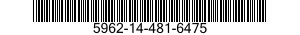 5962-14-481-6475 MICROCIRCUIT,MEMORY 5962144816475 144816475