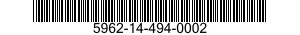 5962-14-494-0002 MICROCIRCUIT,DIGITAL 5962144940002 144940002