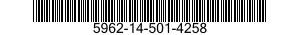 5962-14-501-4258 MICROCIRCUIT,MEMORY 5962145014258 145014258