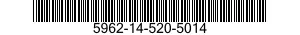 5962-14-520-5014 SEMICONDUCTOR DEVICES,UNITIZED 5962145205014 145205014