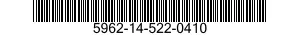 5962-14-522-0410 MICROCIRCUIT,MEMORY 5962145220410 145220410