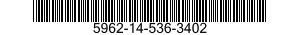 5962-14-536-3402 MICROCIRCUIT,MEMORY 5962145363402 145363402