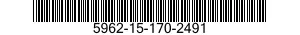 5962-15-170-2491 PROGRAMMED ARRAY 5962151702491 151702491