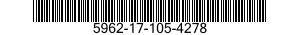 5962-17-105-4278 MICROCIRCUIT ASSEMBLY 5962171054278 171054278
