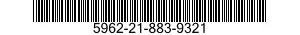 5962-21-883-9321 MICROCIRCUIT,MEMORY 5962218839321 218839321