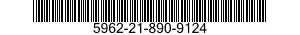5962-21-890-9124 MICROCIRCUIT,MEMORY 5962218909124 218909124