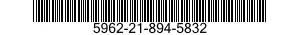 5962-21-894-5832 MICROCIRCUIT,MEMORY 5962218945832 218945832