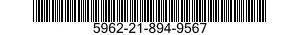 5962-21-894-9567 MICROCIRCUIT,DIGITAL 5962218949567 218949567