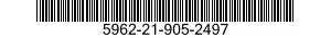 5962-21-905-2497 MICROCIRCUIT,MEMORY 5962219052497 219052497