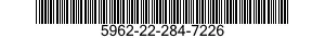 5962-22-284-7226 MICROCIRCUIT,MEMORY 5962222847226 222847226