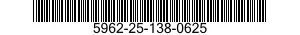 5962-25-138-0625 MICROCIRCUIT,LINEAR 5962251380625 251380625