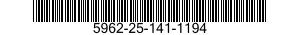 5962-25-141-1194 MICROCIRCUIT,MEMORY 5962251411194 251411194
