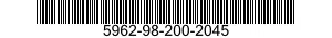 5962-98-200-2045 MICROCIRCUIT,DIGITAL 5962982002045 982002045