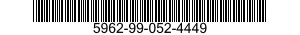 5962-99-052-4449 RESISTOR NETWORK,FIXED,FILM 5962990524449 990524449