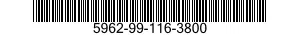 5962-99-116-3800 MICROCIRCUIT,LINEAR 5962991163800 991163800