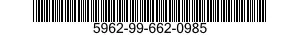 5962-99-662-0985 MICROCIRCUIT 5962996620985 996620985