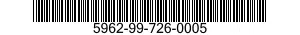 5962-99-726-0005 MICROCIRCUIT,DIGITAL 5962997260005 997260005