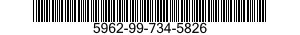 5962-99-734-5826 MICROCIRCUIT,LINEAR 5962997345826 997345826