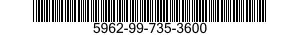 5962-99-735-3600  5962997353600 997353600