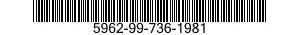 5962-99-736-1981  5962997361981 997361981