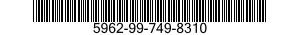 5962-99-749-8310  5962997498310 997498310