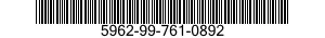 5962-99-761-0892 MICROCIRCUIT,DIGITAL 5962997610892 997610892