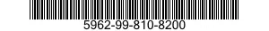5962-99-810-8200 MICROCIRCUIT,MEMORY 5962998108200 998108200