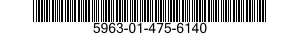 5963-01-475-6140 ELECTRONIC COMPONENTS ASSEMBLY 5963014756140 014756140