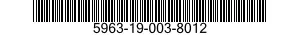 5963-19-003-8012 ELECTRONIC MODULE,STANDARDIZED 5963190038012 190038012