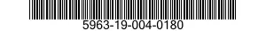 5963-19-004-0180 ELECTRONIC MODULE,STANDARDIZED 5963190040180 190040180