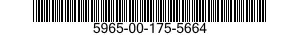 5965-00-175-5664 CAP,RECEIVER,HANDSET 5965001755664 001755664