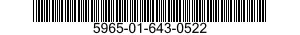 5965-01-643-0522 MICROPHONE,CAPACITOR 5965016430522 016430522