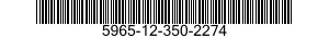 5965-12-350-2274 LOUDSPEAKER,PERMANENT MAGNET 5965123502274 123502274