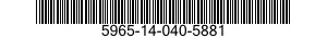 5965-14-040-5881  5965140405881 140405881