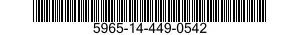 5965-14-449-0542 MICROPHONE ELEMENT 5965144490542 144490542