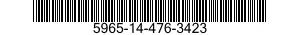 5965-14-476-3423 LOUDSPEAKER,PERMANENT MAGNET 5965144763423 144763423