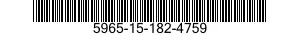 5965-15-182-4759 UNIT GESTIONE BASI 5965151824759 151824759