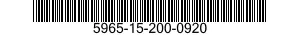 5965-15-200-0920 MICROPHONE,DYNAMIC 5965152000920 152000920