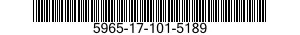 5965-17-101-5189 MICROPHONE,DYNAMIC 5965171015189 171015189