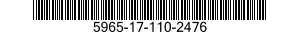 5965-17-110-2476 MICROPHONE,CAPACITOR 5965171102476 171102476