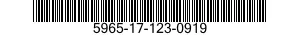 5965-17-123-0919 MICROPHONE,MAGNETIC 5965171230919 171230919