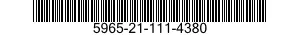 5965-21-111-4380 LOUDSPEAKER,PERMANENT MAGNET 5965211114380 211114380