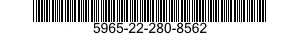 5965-22-280-8562  5965222808562 222808562