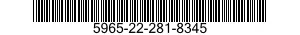 5965-22-281-8345  5965222818345 222818345